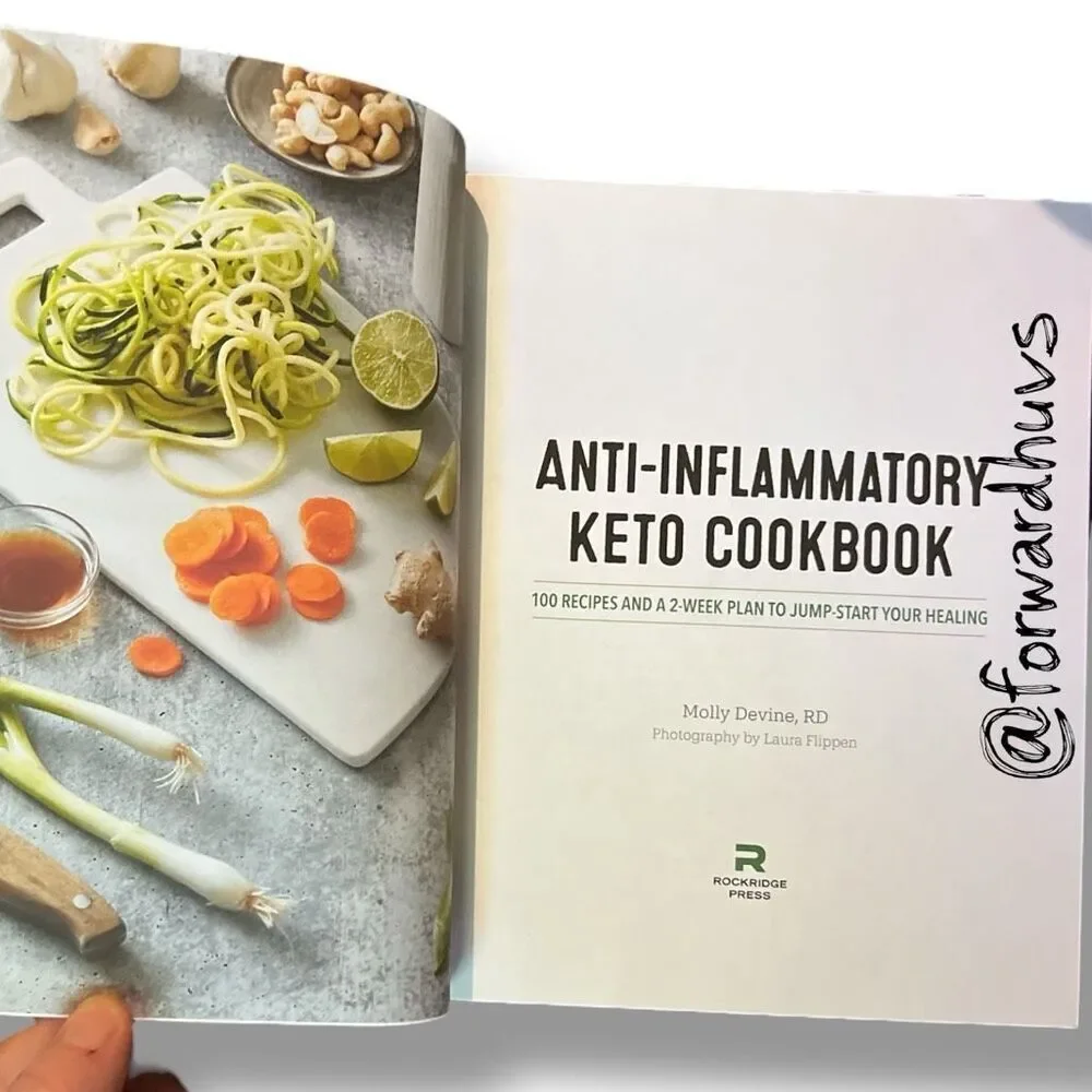 Anti-Inflammatory Keto Cookbook by Molly Devine – Paperback, 2020
